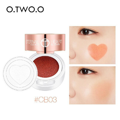 

OTWOO Air Cushion Blusher Folding Heart Shape Shimmer Blush Rouge