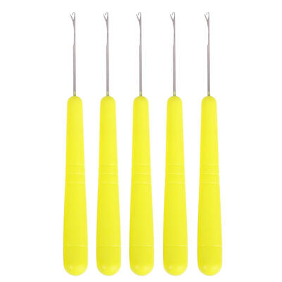 

5pcsset Plastic Handle Sealing Crochet Hooks Knitting Needles Sewing Tools