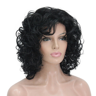 

StrongBeauty Short Super Curly Blonde Full Synthetic Wig Full Wigs