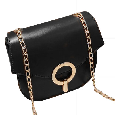 

Trendy Leather Straps Shoulder Bag Fashion Flap Messenger Bag For Women Retro Solid Metal Hasp Crossbody Bag Personality Handbag