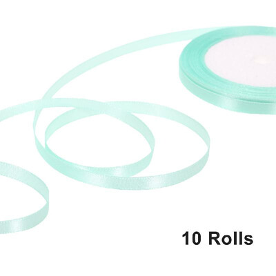 

25 YardsRoll 6mm Width Silk Satin Ribbon DIY Handmade Materials for Home Wedding Party Decorations Invitation Card Gift Wrapping