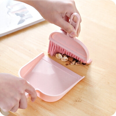 

〖Follure〗Mini Desktop Sweep Cleaning Brush Small Broom Dustpan Set