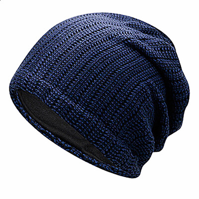 

Tailored Unisex Women Men Mixed Color Winter Plus Outdoor Thick Plaid knit Warm Hat Cap