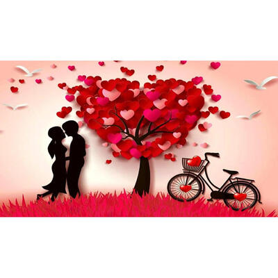 

5D DIY Full Drill Diamond Painting Romantic Love Cross Stitch Embroidery