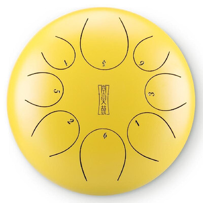

12 inch Steel Tongue Drum Mini Hand Pan Drums with Drumsticks Percussion Musical Instruments Purify Your Mind&Soul