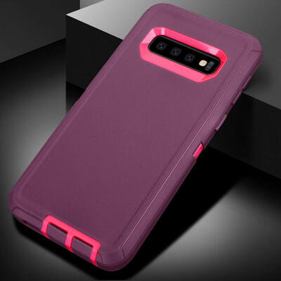 

Hybrid Armor Shockproof Rugged Phone Case PC&TPU Combo Protective Cover Case for Samsung Galaxy S10S10 PlusS10E