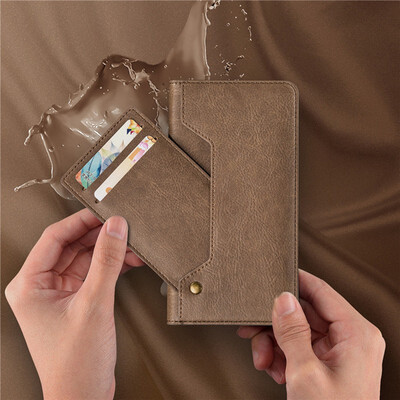 

For iPhone 7 Plus Wallet Cases Luxury Leather Detachable New Multifunction Mini With Card Pocket Phone Case