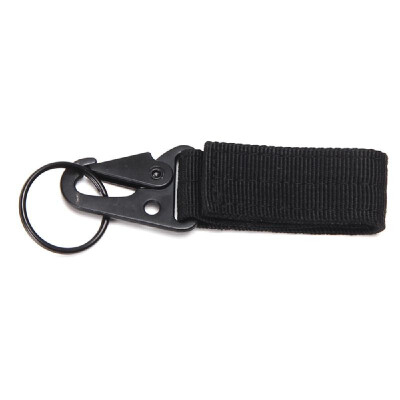 

Multifunctional Belts Clip Camping Hiking Backpack Bag Webbing Connecting Buckle Hook with Key-ring Keychain Outdoor Tools Accesso