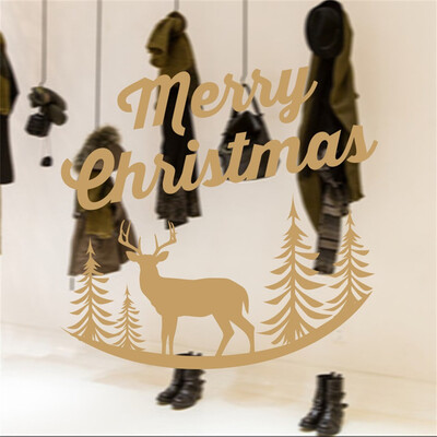 

Tailored Merry Christmas Home Household Room Wall Sticker Mural Decor Decal Removable New