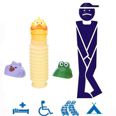 

〖Follure〗Portable Cartoon Toy Urinal Camping Travel Car Urination Pee Toilet Urine Bucket
