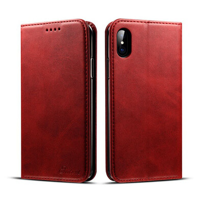 

Leather Flip Case For iphone 7 8plus X Phone Case card slots Cover for iPhone x Wallet cover 6s 6plus