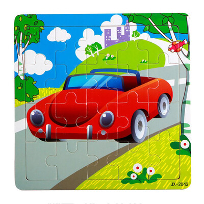 

Gotoamei Wooden Puzzle Educational Developmental Baby Kids Training Toy