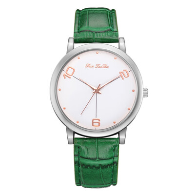 

Business Women Watches Roman Numerals Dial Fashion Ladies Quartz Wristwatch Solid Color Leather Strap Clock Dress Reloj Mujer