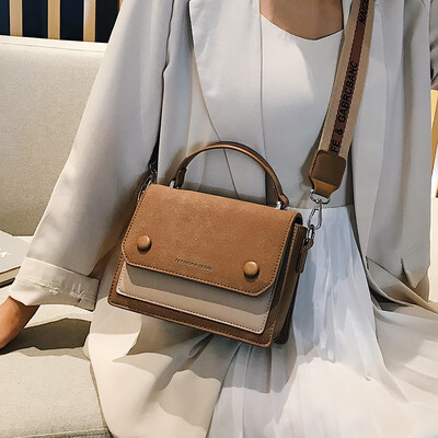 

Ins super fire fashion one shoulder small bag female 2019 wild Korean version of the ocean simple broadband scrub portable Messenger