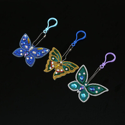 

Diamond Painting Keychain Pendant Special Shaped Butterfly for DIY Art Craft