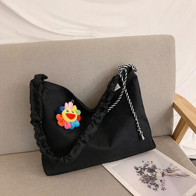 

Tailored Female Bag Large Capacity Shoulder Bag Student Slung Fashion Wild Cloth Bag