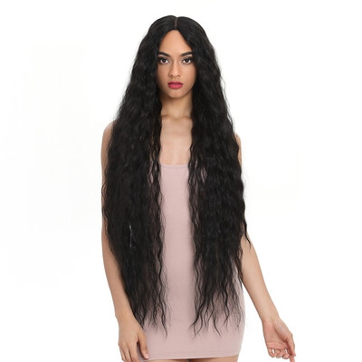

Noble Hair Synthetic Wig Lace Front Synthetic Wig Long Curly Ombre Blonde Wig 42 Inch 613 American Synthetic Lace Front Wig