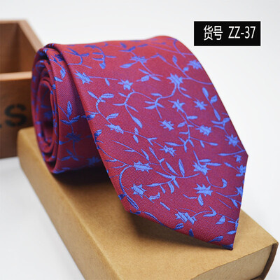 

New spot tie business dress mens tie polyester yarn arrow type 8CM business tie wholesale