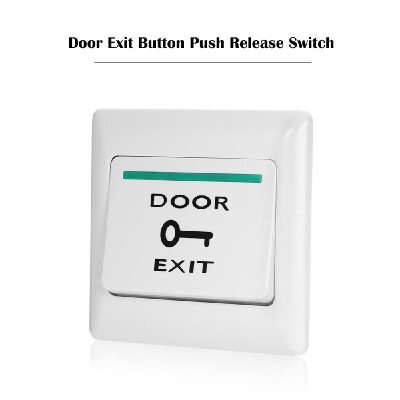 

Door Exit Button Release Push Switch for Electronic Door Lock NO COM Lock Sensor Access Control System Emergency Alarm Trigger Swi