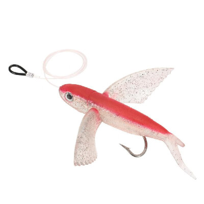 

17cm Seawater Big Soft Fishing Lure Flying Fishing Lure Deep Water Soft Bait Artificial Bait with Hook