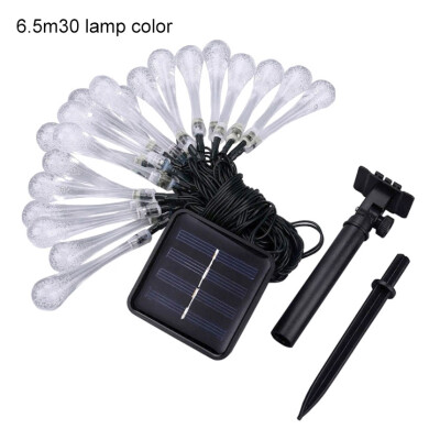 

Solar String Lights LED Water Drop Solar Fairy Waterproof Lights For Garden Patio Yard Home Parties