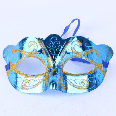 

FUNNYBUNNY Gold Shining Plated Party Mask Wedding Props Masquerade Mardi Gras Mask Mardi Gras Party Supplies Masks