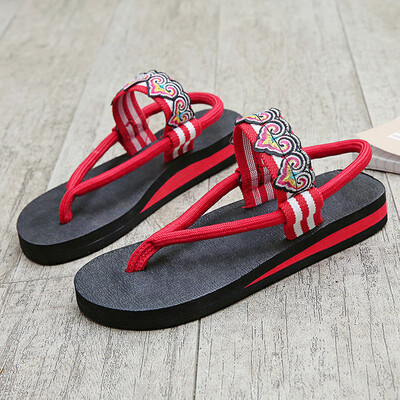 

Bohemian sandals fairy wind summer flat beach shoes Roman shoes set