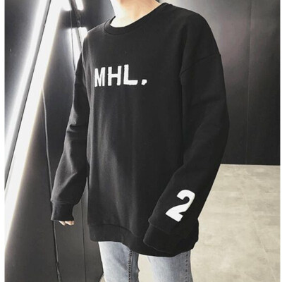 

Sweater male Korean version of the tide student port wind trend Harajuku loose round neck spring&autumn models without cap long sleeve