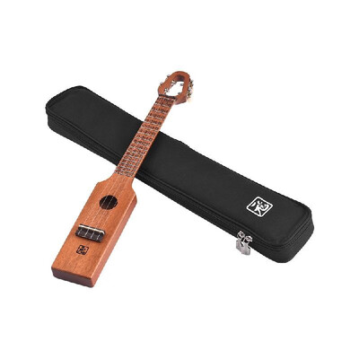 

23" Acoustic Concert Ukulele Ukelele Uke Mahogany Wood Portable Compact Size With Carved Musical Scale & Chord Chart Carry Bag