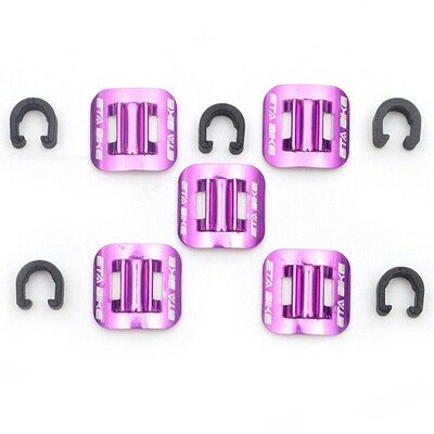 

Bicycle Line Guide Tubing Fixed Clamp Clip C Shape Cord Holder 5pcs Accessories