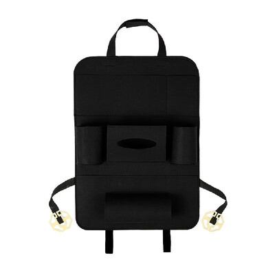 

Auto Car Backseat Organizer Car-Styling Holder Felt Covers Versatile Multi-Pocket Seat Wool Felt Storage Container Hanging Box Mul