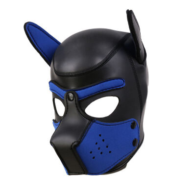 

Halloween Sexy Cosplay Puppy Mask Dog Full Soft Head Mask Prop Padded Rubber Puppy Play Mask For Masquerade