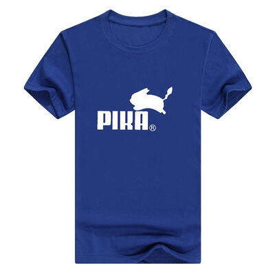

2019 New Foreign Trade Pikachu Short-sleeved T-shirt Men And Women Shirts On Behalf Of The Hair