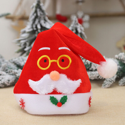 

Christmas Hat For Adults Children Santa Claus Christmas Ornaments Party Cap Xmas Party Props Decoration