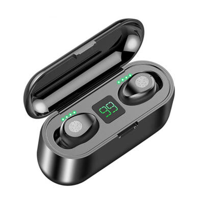 

Coolplays F9 Mini Smart Touch Wireless Bluetooth Earphone With 2000mAh Charging Box