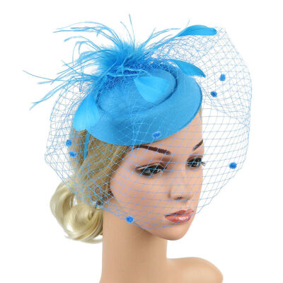 

Womens Sinamay Fascinator Cocktail Party Hat Wedding Church Kentucky Derby Dress