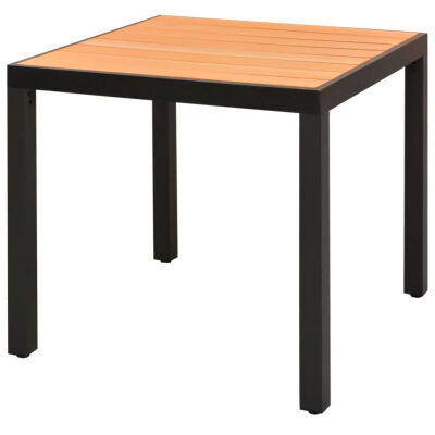 

Garden Dining Table WPC Aluminum 315"x315"x291" Brown
