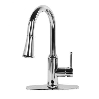 

Greensen Kitchen Sink Faucet Pull Down Sprayer Hot&Cold Mixing Sensor Chrome-plated