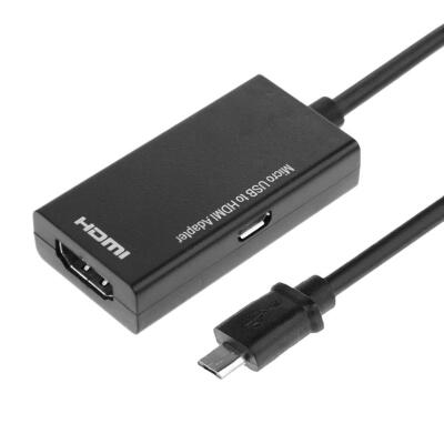 

Micro USB to HDMI Adapter MHL Converter TV Monitor 1080P Audio Video Cable