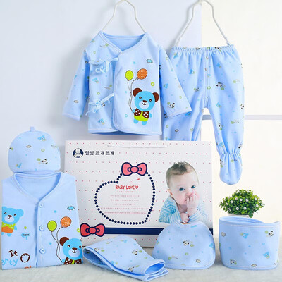 

Baby Boys Girls Clothing Cotton Infant Underwear Fashion Suits Set 7 Pieces Clothes For 0-3M
