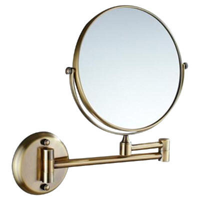 

Makeup Mirror Wall Mounted 3X Magnifying Make up Mirror Adjustable Foldable Swivel Dual Sides Mirror for Bathroom Barbershop Washr