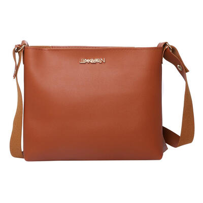 

Women Leather Sling Messenger Bag Solid Satchel Shoulder Crossbody Bags