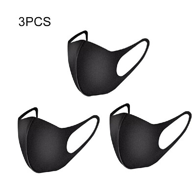 

Unisex Mouth Masks Anti Dust Face Mouth Cover PM25 Mask Dustproof Anti-bacterial Outdoor Travel Protection 3PCS