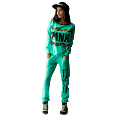 

Women Tops & Pants Set Tracksuit Letter Printed Sweatshirt