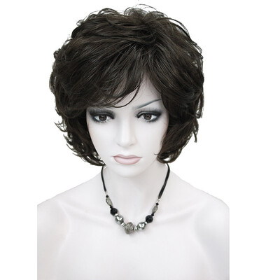 

Strong Beauty Ladies Wigs Short Wavy Golden Blonde Hair For Women Synthetic Capless Full Wig 9 Colors