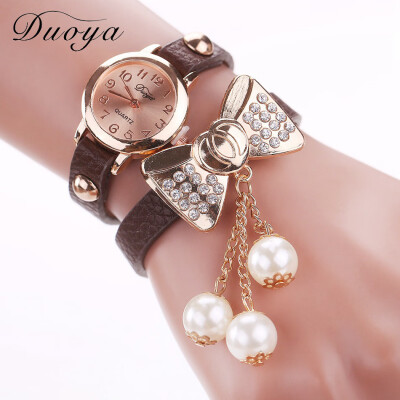 

Duoya around the circle table bow speed sale through the explosion ladies fashion casual bracelet watch