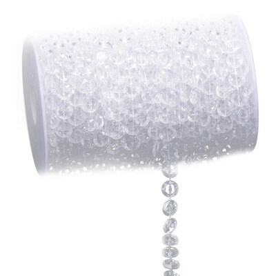 

33FT Garland Diamond Acrylic Crystal Bead Curtain Wedding DIY Party Decor