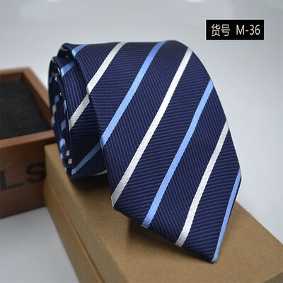 

Business casual professional mens tie South Korea silk arrow jacquard striped tie wholesale custom tie