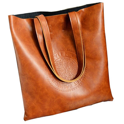 

2018 New Style Fashion Handbag Lady Shoulder Bag Tote Purse Solid Hasp PU Leather Women Large Capacity Bag