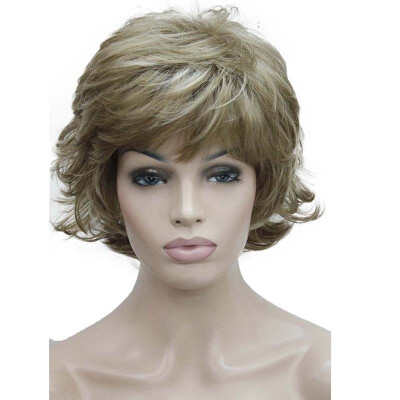 

StrongBeauty Short Layered Shaggy blonde Full Synthetic Wig Womens Wigs COLOUR CHOICES